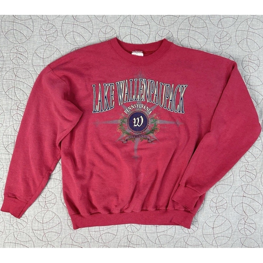 Vintage Lake‎ Wallenpaupack PA Crewneck Sweatshirt / Adult Size Large